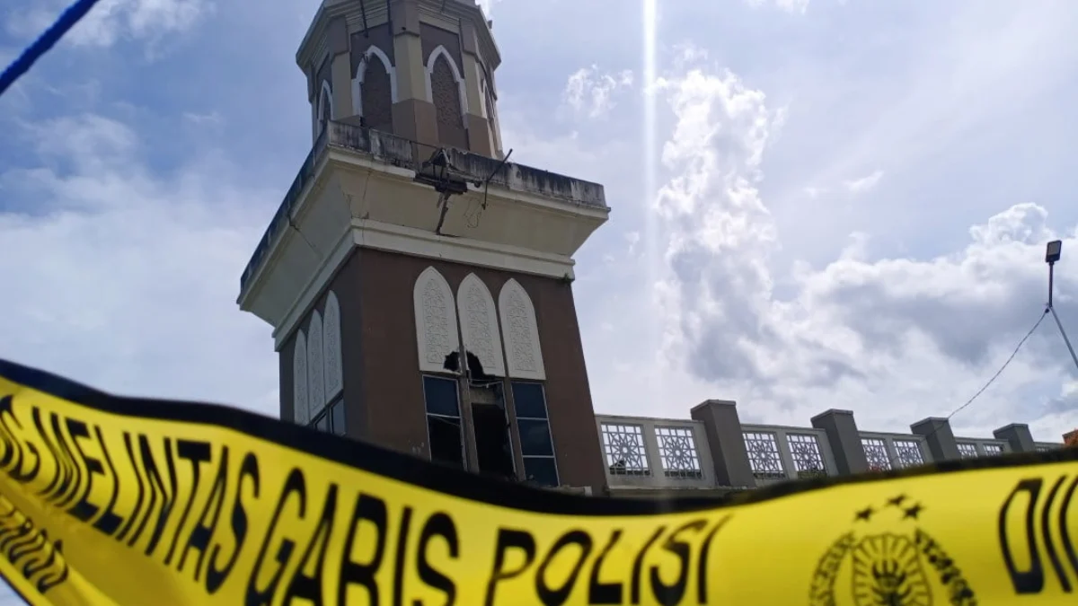 Menara Masjid Agung Baiturrahman Kabupaten Tasikmalaya