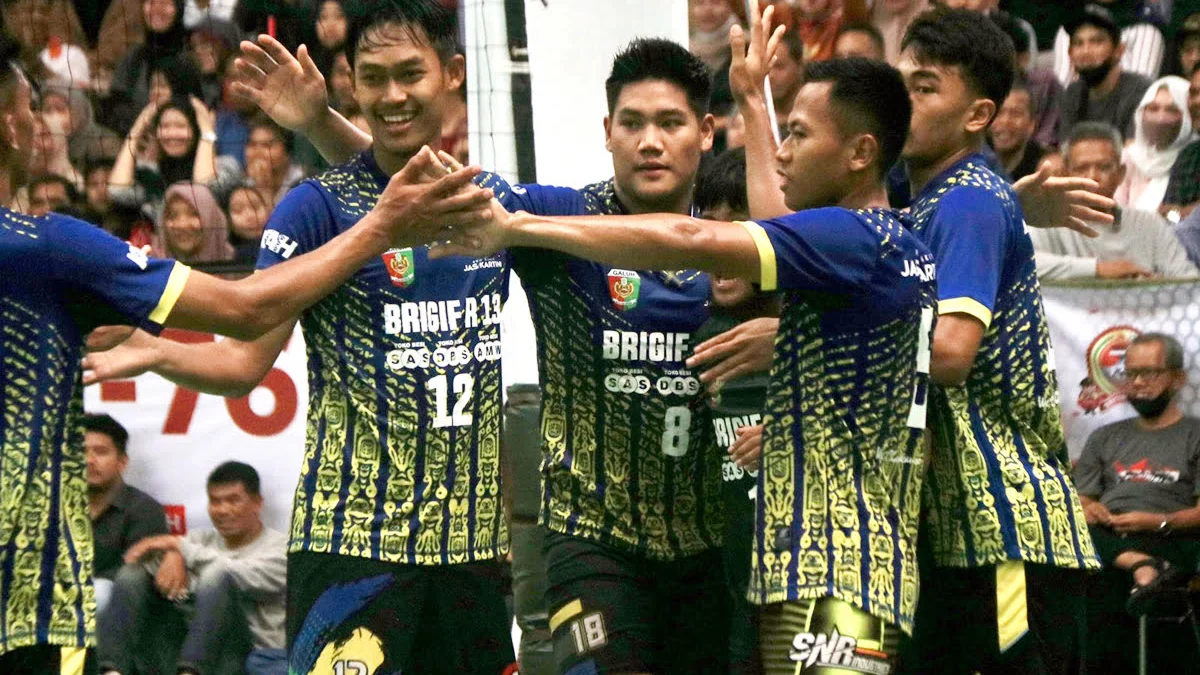 Tim Bola Voli Brigif 13/Galuh Menjuarai Kapolresta Cup