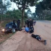 Maung Galunggung Menyergap, Penabrak Tiarap
