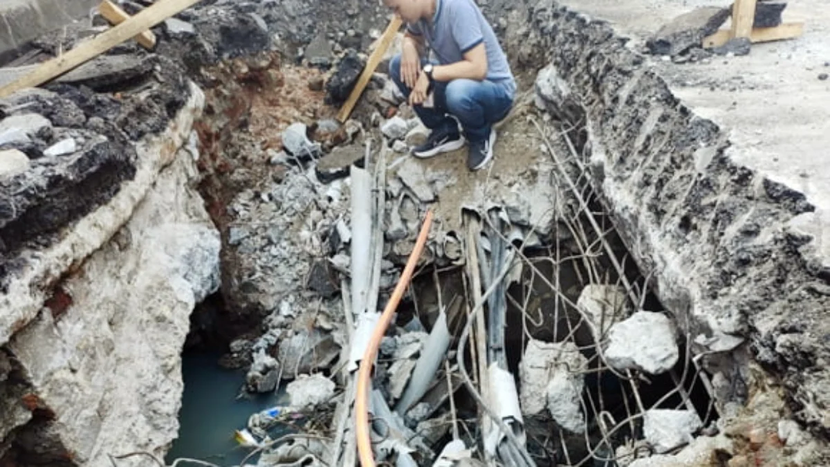 Drainase Berubah Jadi Septic Tank