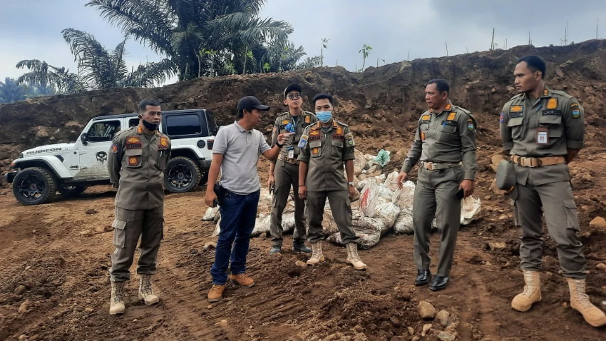 Diduga Ada Pencemaran, Satpol PP Tinjau Lokasi Tambang