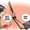Dibacok Golok