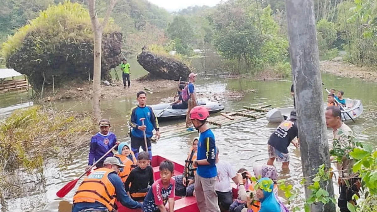 Banjir Bunisari Mulai Surut