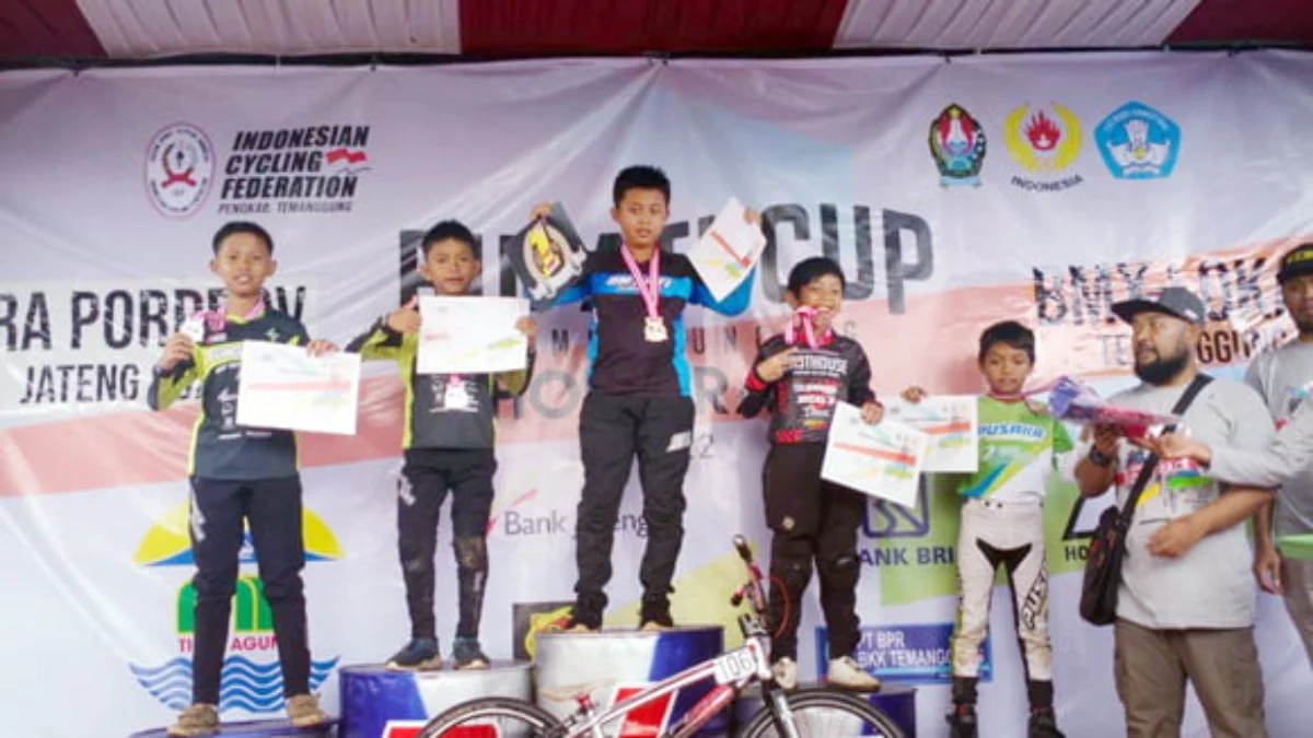 Siswa SDN 1 Siluman Juara Turnamen BMX