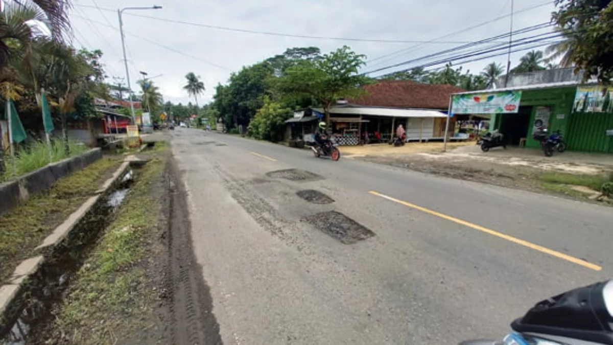 Jalan Nasional Rusak dan Berlubang