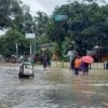 Sungai Cijulang Meluap, Akses Terganggu