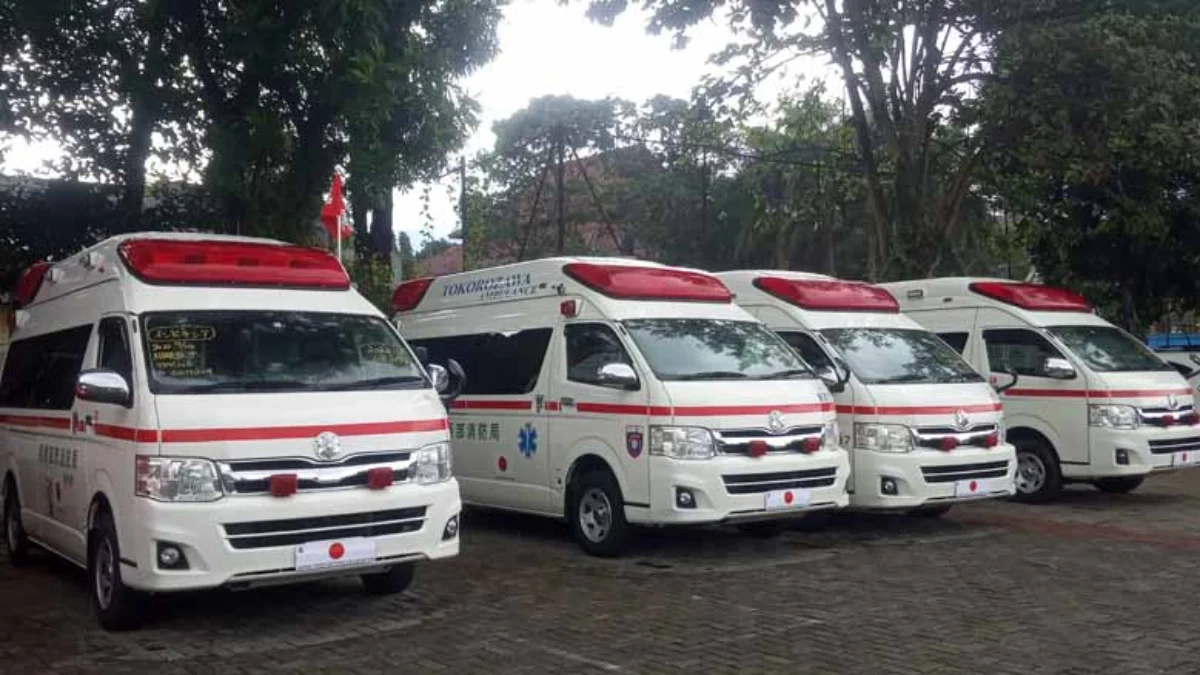 Ambulans hibah dari Jepang