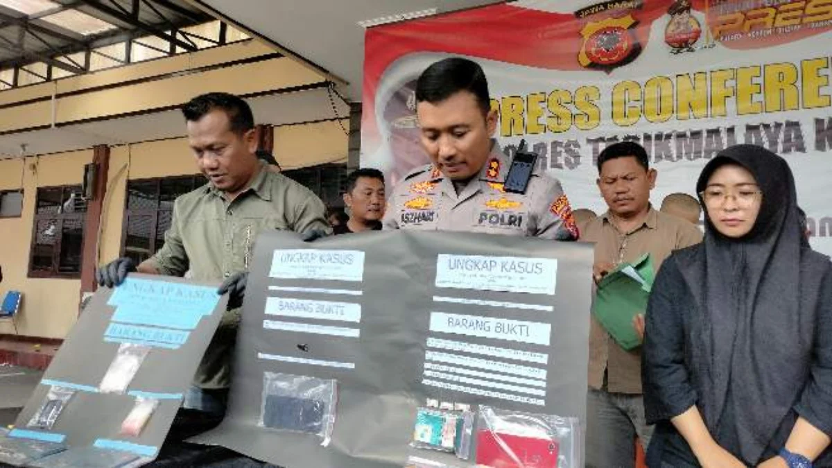 Pers Rilis Kaus Narkoba Polres Tasikmalaya Kota