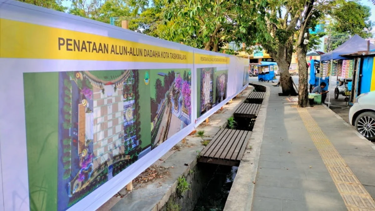 penataan dadaha akan menjadi alun alun