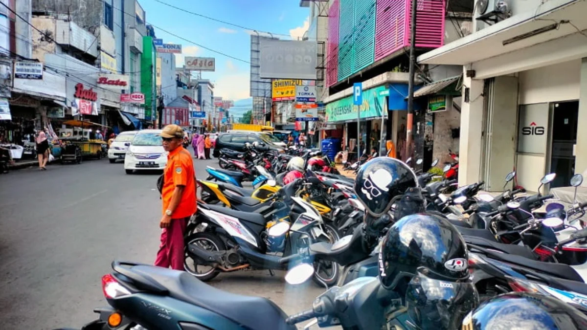 Pendapatan retribusi parkir terus menurun