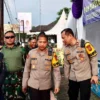 Kapolres ciamis periksa pos kesehatan mudik