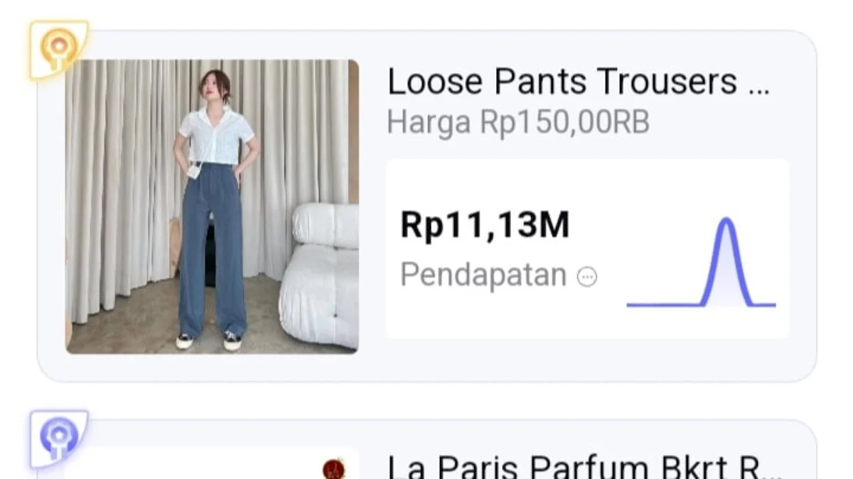 5 barang dengan penjualan tertinggi di Tiktok