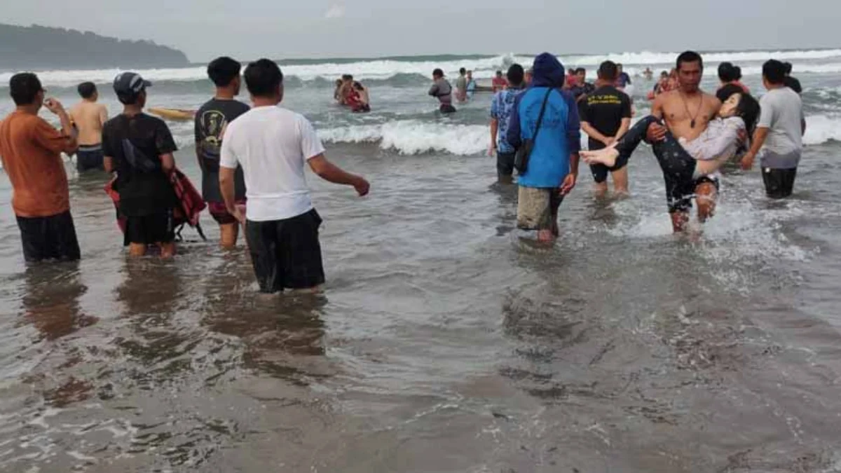 Korban Perahu Terbalik di Pangandaran