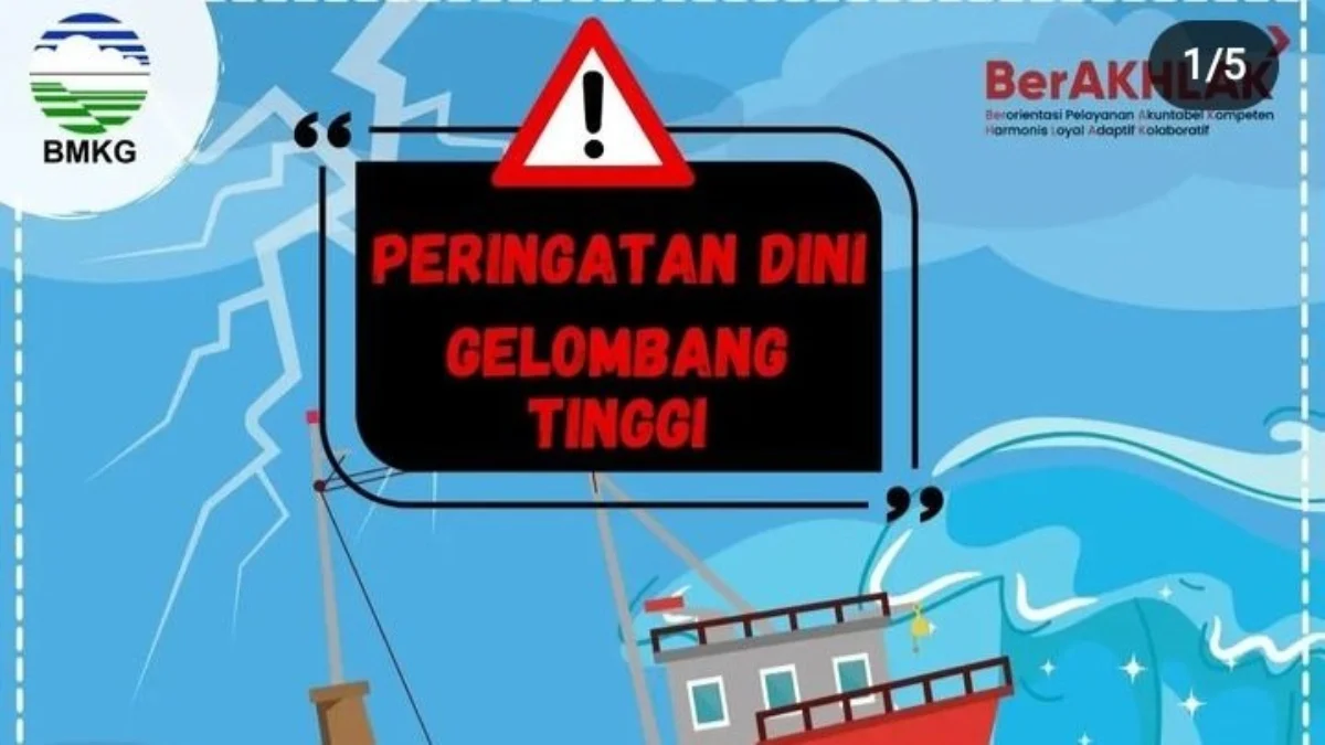 BMKG keluarkan peringatan dini potensi gelombang tinggi