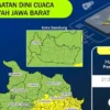 Prakiraan cuaca wilayah jawa barat tanggal 4 april 2023