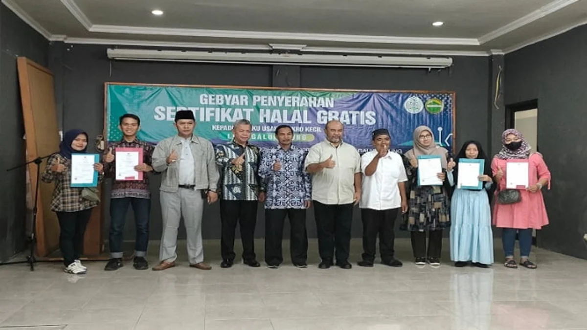 penyerahan sertifikat halal