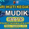 Mudik gratis Polres Tasikmalaya Kota