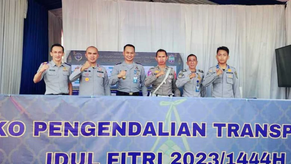 posko pantauan mudik lebaran 2023