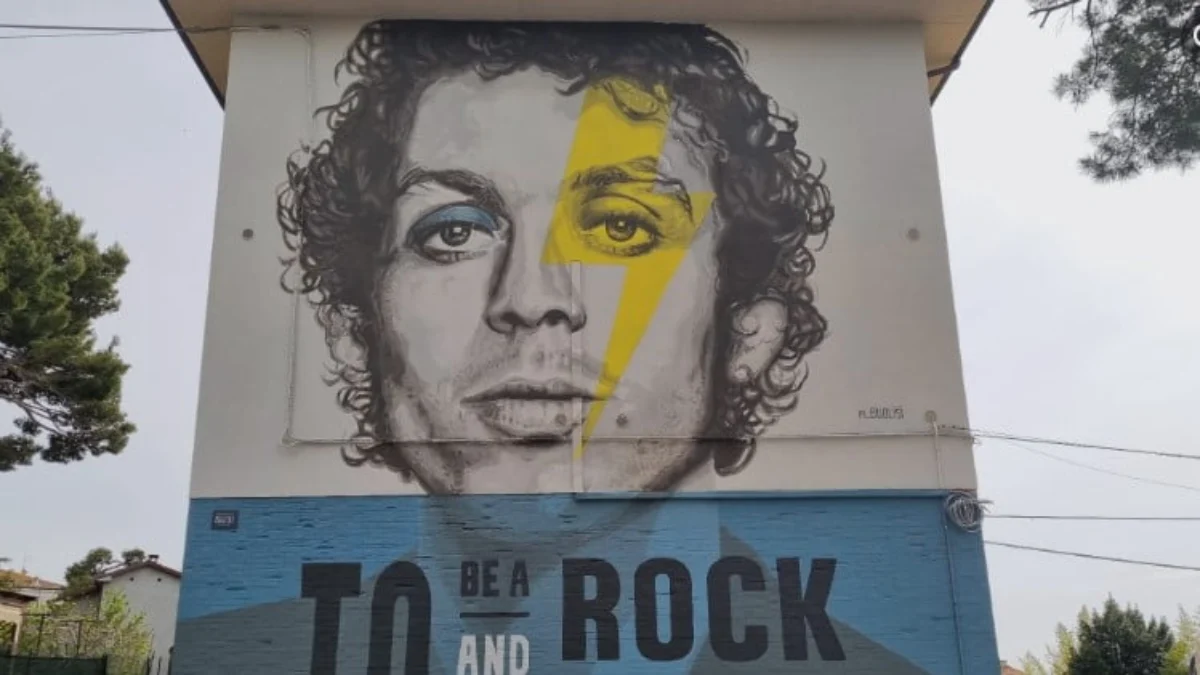 Mural Valentino Rossi