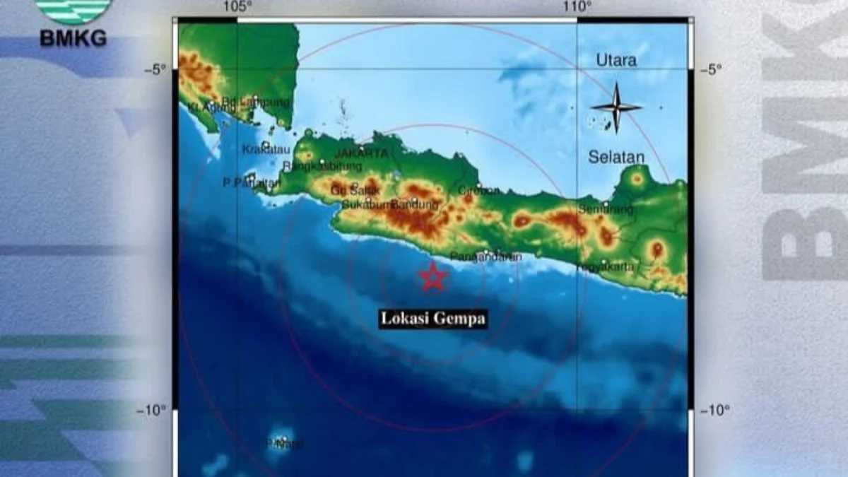 Gempa kabupaten pangandaran