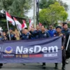 Longmarch ke KPU, Nasdem Kota Tasikmalaya Bertekad Jadi Pemenang