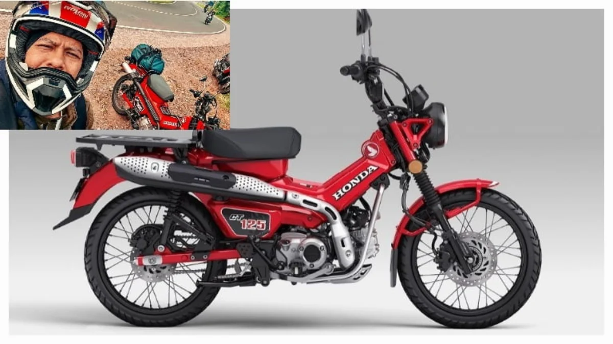 Honda CT125 dipakai Ariel Noah