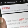 kasus DBD atau demam berdarah di kota tasikmalaya