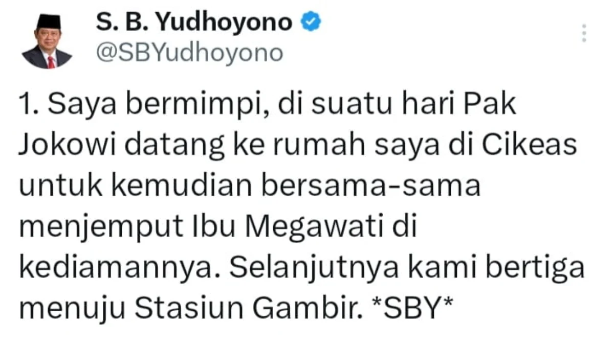 Cuitan Mimpi SBY