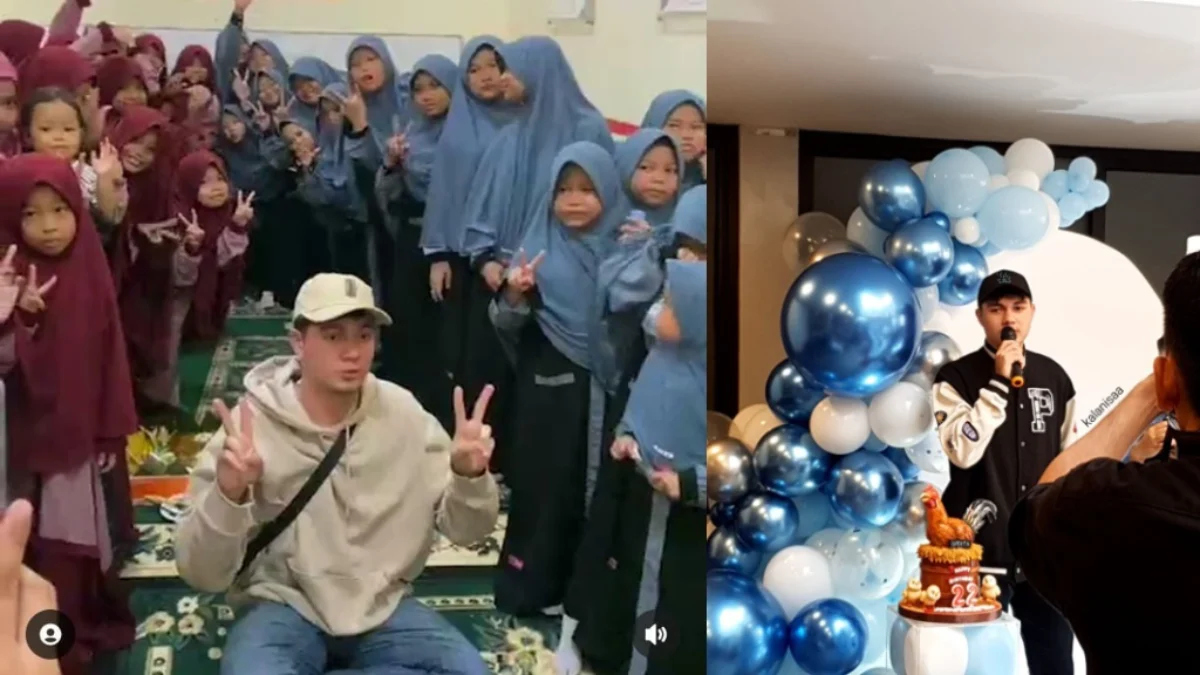 Nyoman Paul, Bestie Nabila Taqiyyah Idol Rayakan Ulang Tahun dengan Melakukan Santunan