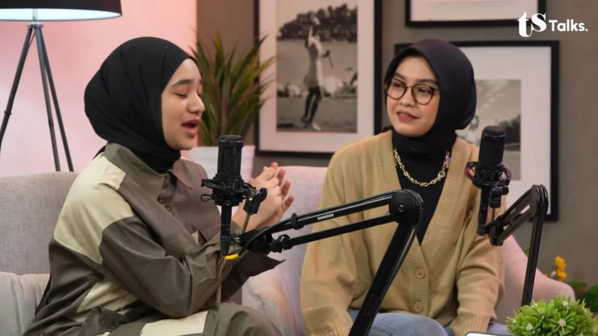 Salma Idol dan Nabila Idol dalam Ts Talks di Chanel YouTube TS Media