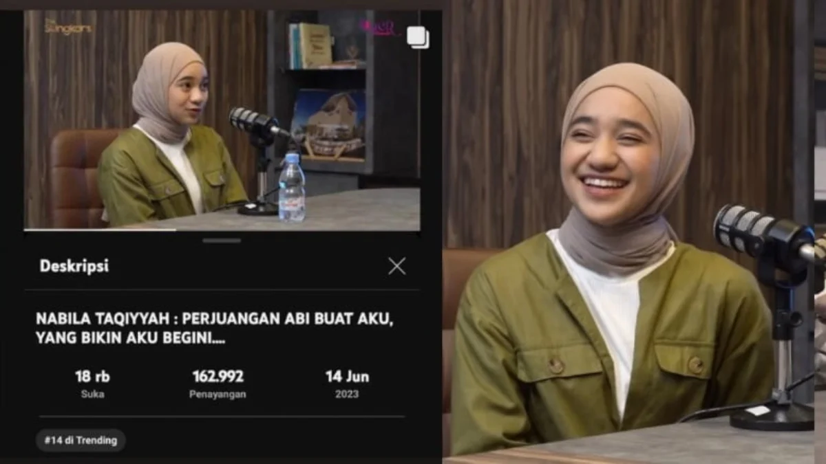 Video Nabila Taqiyyah Bersama The Sungkars Berhasil Menduduki Trending 14 YouTube