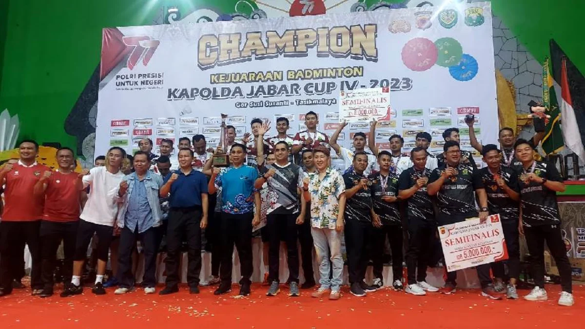 Tim Polda Jabar juara Kapolda Cup IV 2023