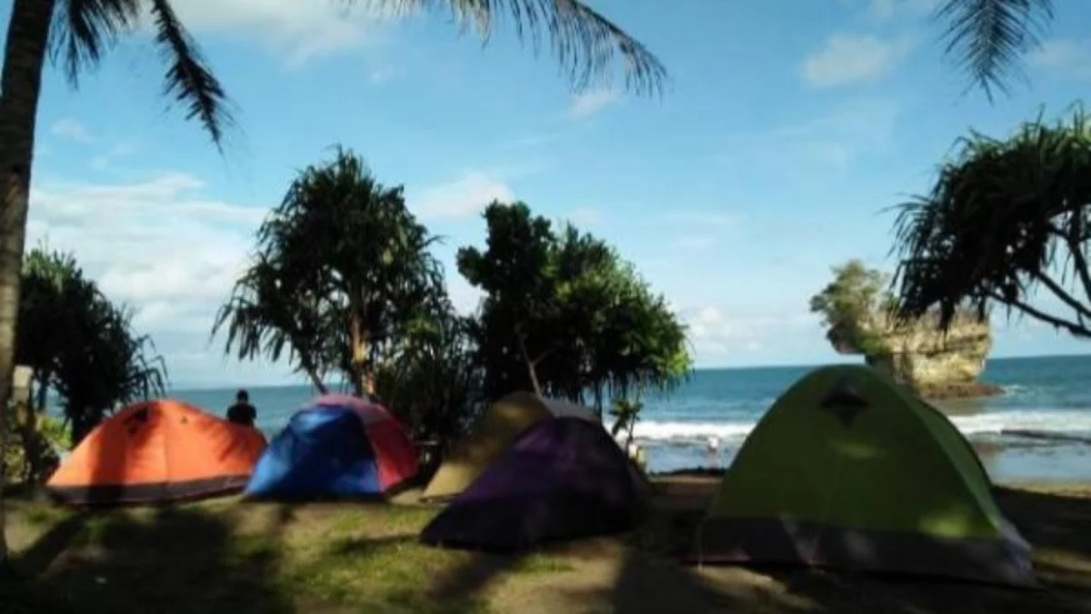 Tempat camping di Pangandaran