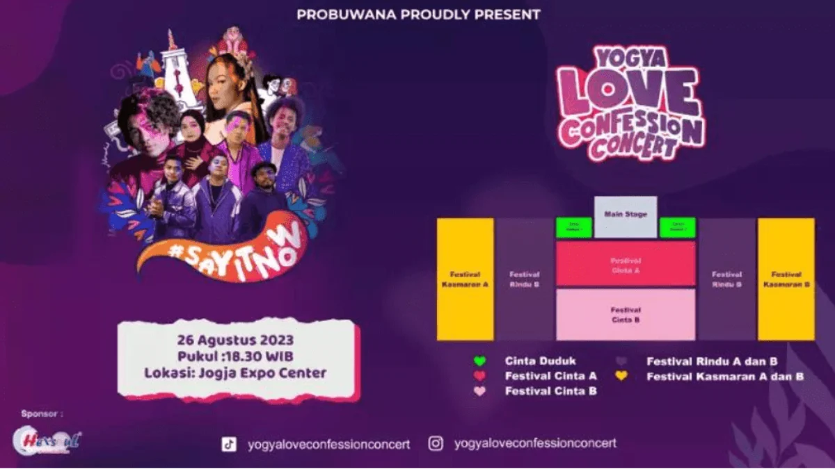 Yogya Love Confession, Tiket Yogya Love Confession Concert, Yogya