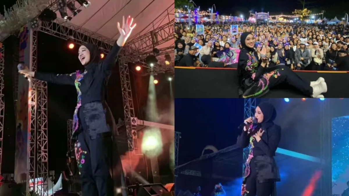 Nabila Taqiyyah Tampil Elegant di Sanur Village Festival Bali 2023