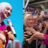 Nabila Taqiyyah Tampil Energik di Event Fun Walk 2023 Banjarmasin