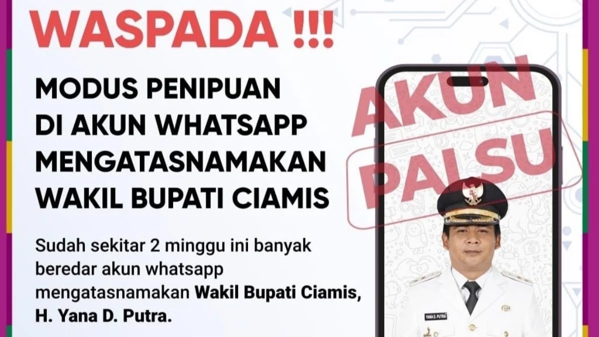 Wakil Bupati Ciamis Yana D Putra