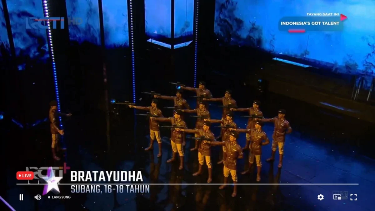 Penampilan Teatrical Bratayudha di Quarter Final Indonesia’s Got Talent 2023