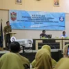 Bupati ciamis herdiat sunarya memberi arahan kepada PPPK guru dalam kegiatan di STIKes Muhammadiyah Pegaeai negeri