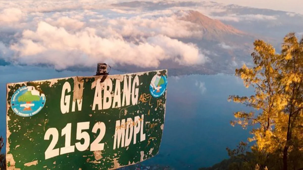 Gunung Abang di Kabupaten Bangli Provinsi Bali