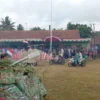 Upacara kemerdekaan di pangandaran