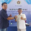 Ketua PWI Tasikmalaya Baru konferensi