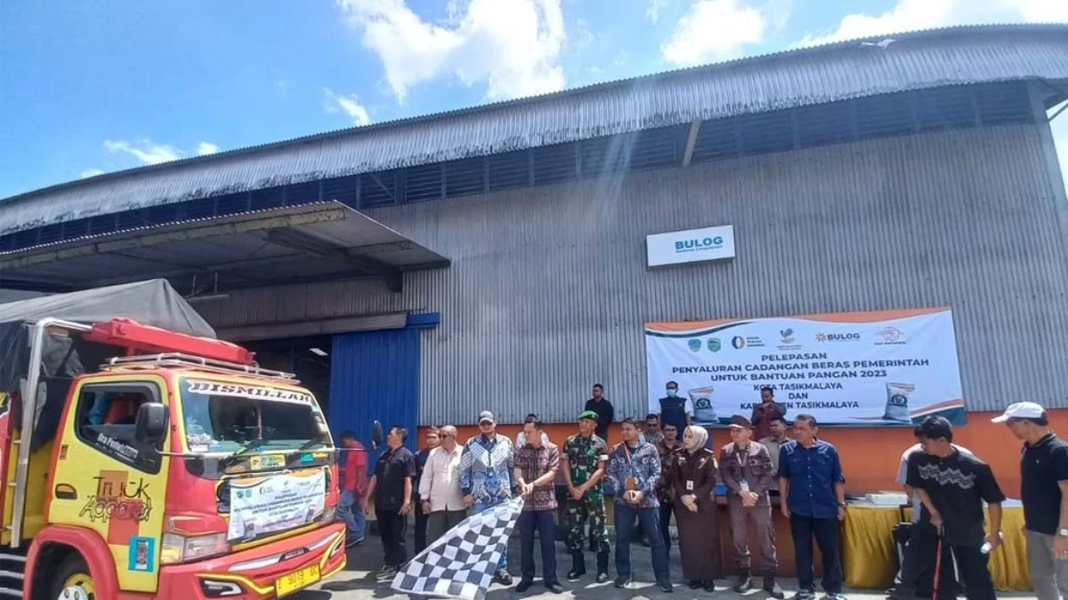 1500 Ton Beras Bantuan Tahap II Mulai Didistribusikan kepada Masyarakat Kota Tasik