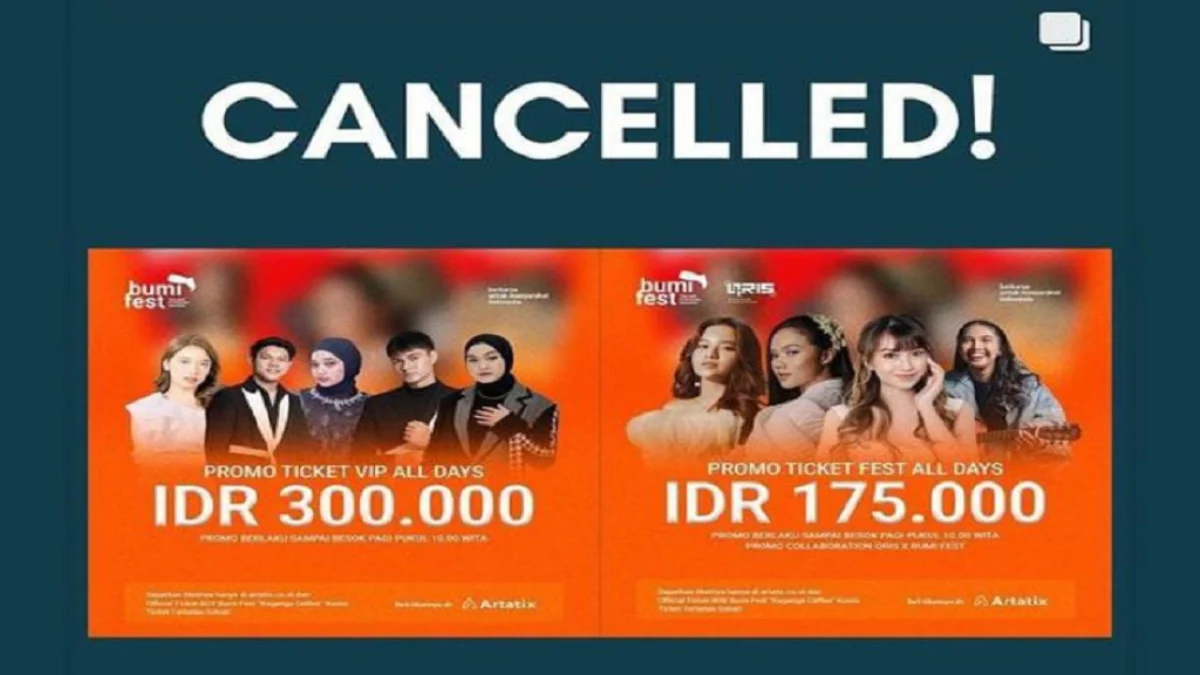 Bumi Fest 2023 Cancelled