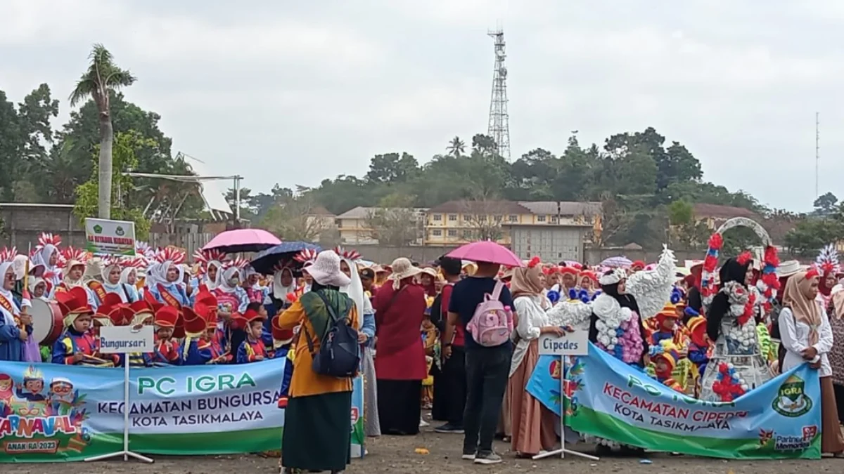 Ribuan Siswa RA Ikuti Karnaval Akbar, Mencetak Anak Berakhlak 