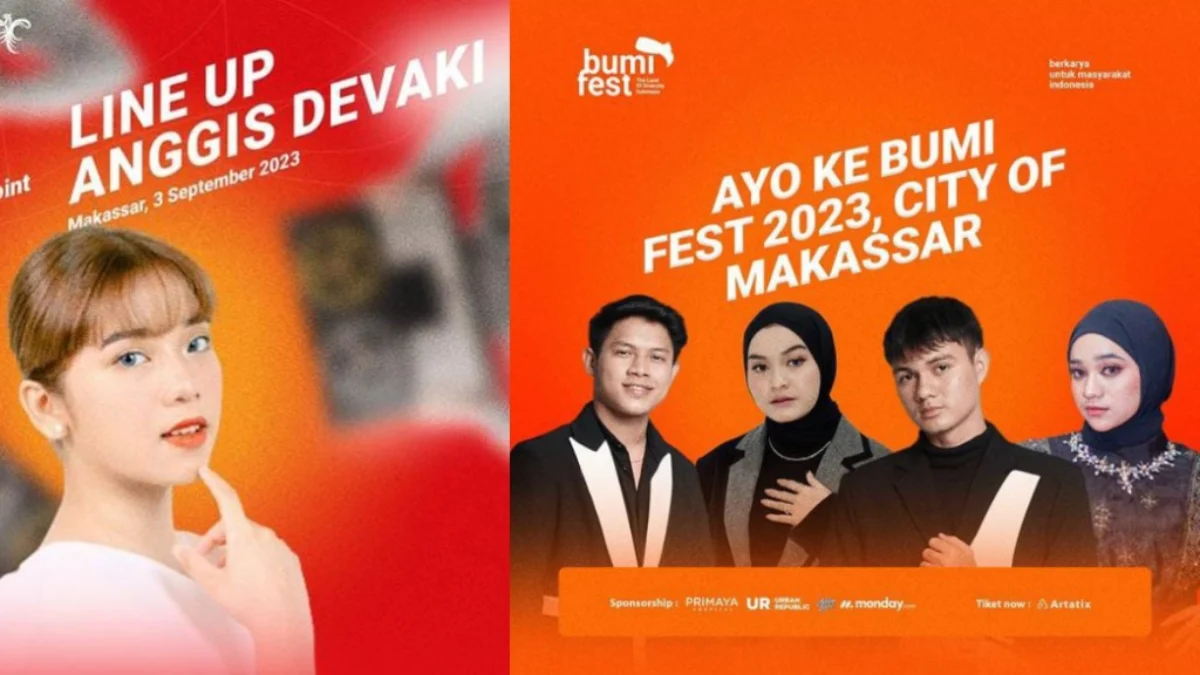 Panaroma Bareng Anggis Devaki Siap Mengguncang Bumi Fest 2023 Makassar