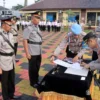 Sertijab Perwira di Polres Tasikmalaya Kota, 2 Kasat dan 4 Kapolsek Diganti