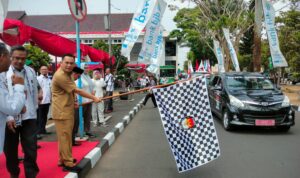 Kirab Pemilu Tahun 2024 di Kota Tasikmalaya