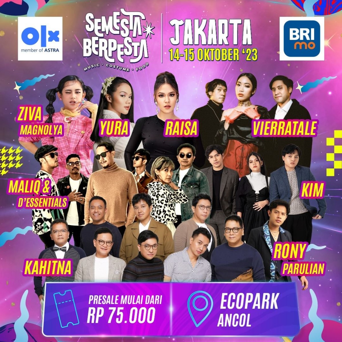 Harga Dan Link Pembelian Tiket Konser Semesta Berpesta Jakarta, Lengkap ...