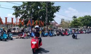 Vespa di Kota Banjar